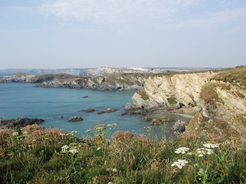 cliff summer coast