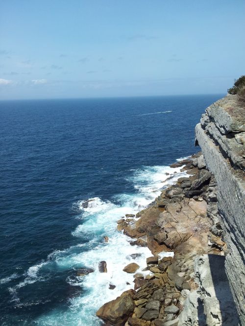 cliff ocean view