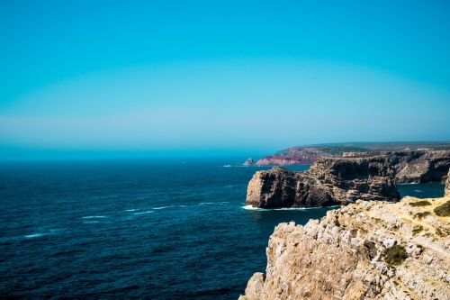 cliff rock ocean