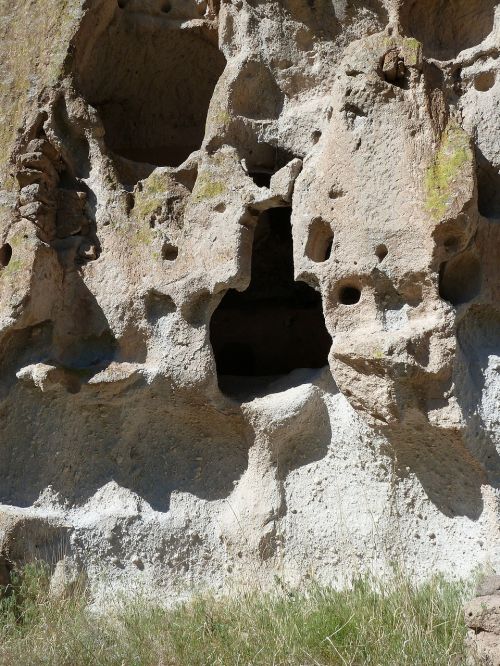 cliff dwelling rock limestone