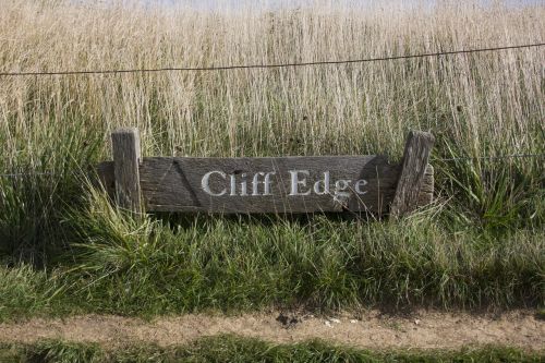cliff edge note nature