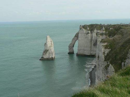 cliffs sea etretat