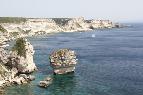 cliffs  bonifacio  corsica