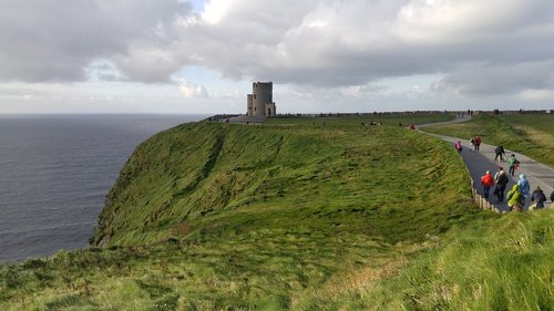 cliffs of moher  o'brien's tower  ireland