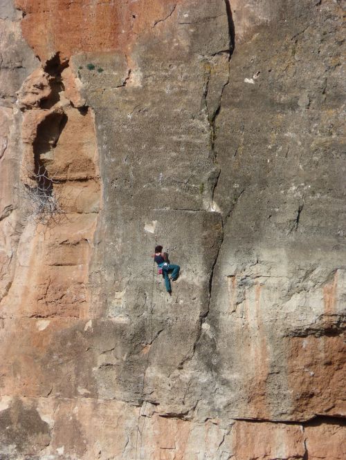 climber escalation rock