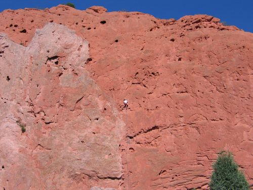 climber rocks park