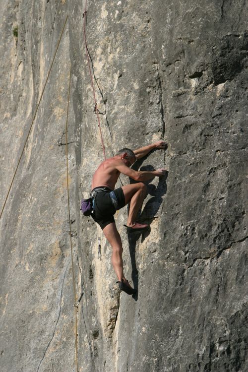 climber rock climbing paradise for climbers