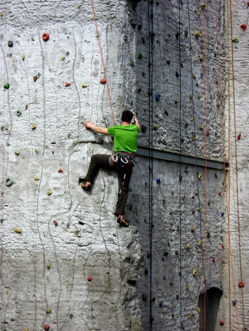 climber climbing tower sport climbing
