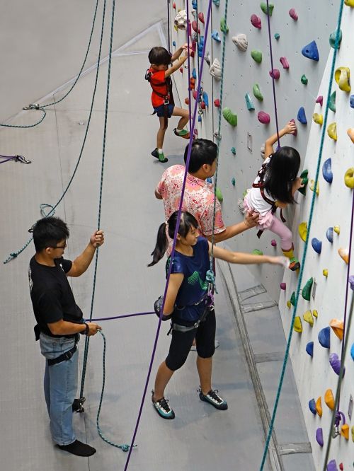 climbing rope rappelling