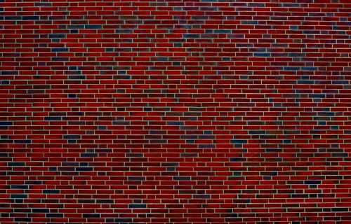 clinker brick wall