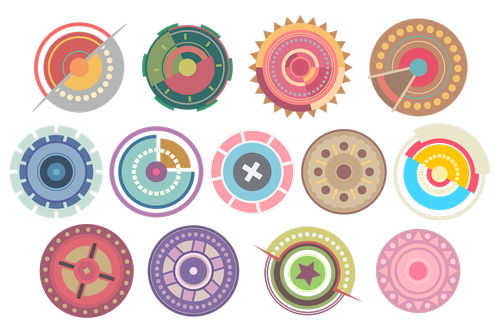 clip art  circles  spheres