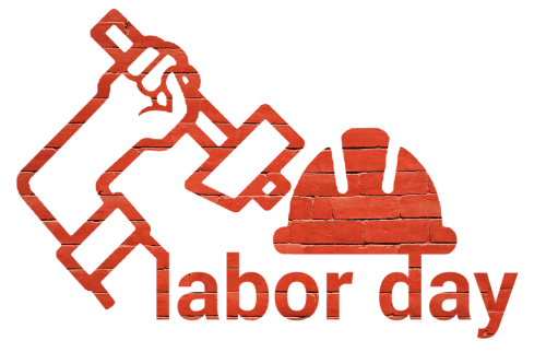 clipart sticker labor day