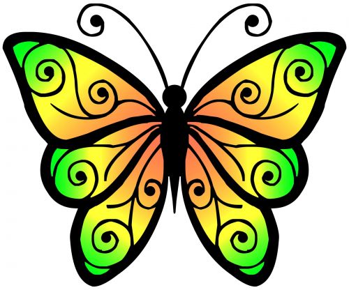 Clipart Butterfly 4