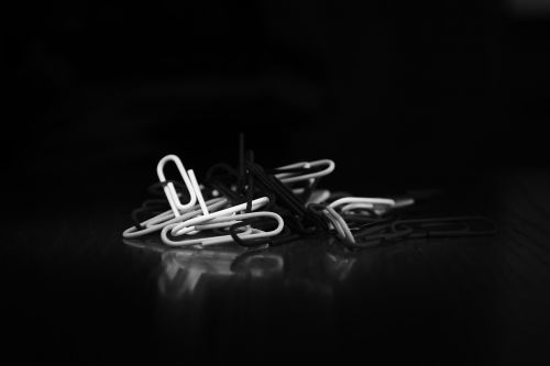 clips darkness black and white