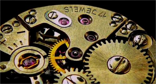 clock movement gears