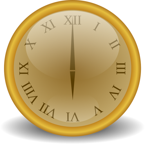 clock golden number