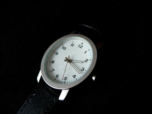 clock time wrist watch