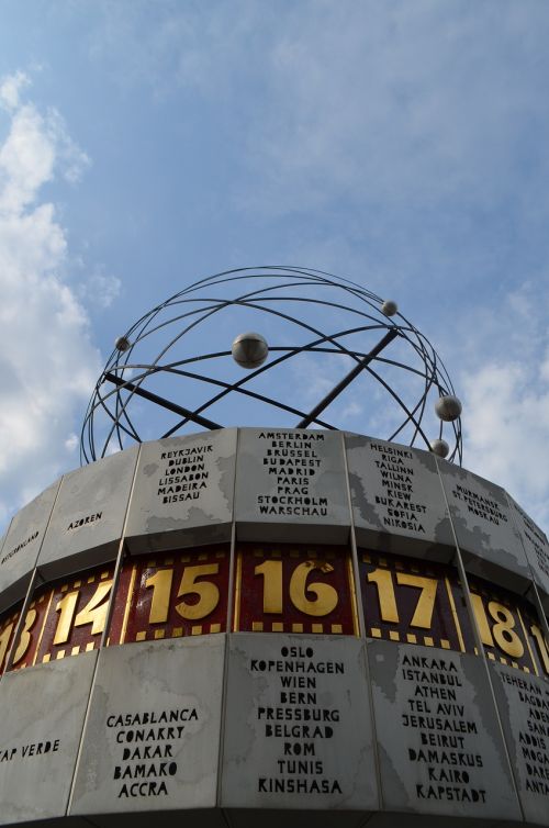 clock berlin sky