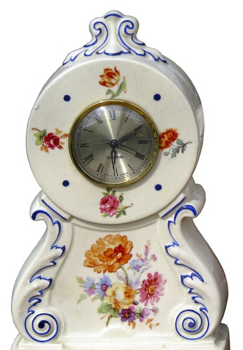 clock porcelain historically