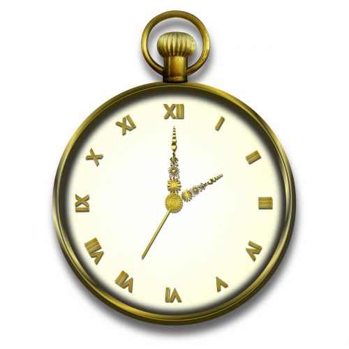 clock pocket watch hour