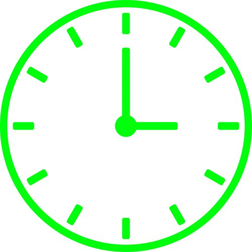 clock circular time