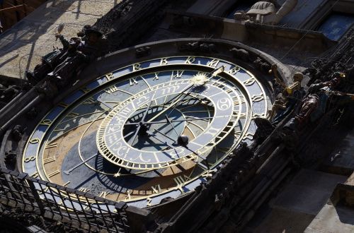 clock prague czech republic