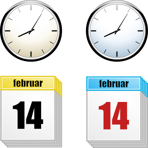 clock calendar day