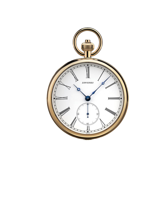 clock pocket watch isolated