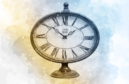 clock  antique  time