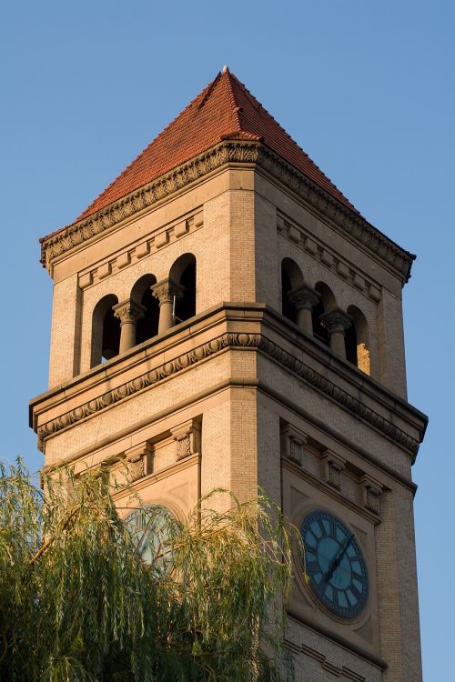 clock tower spokane washington