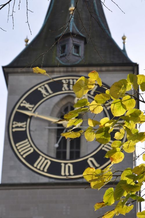 clocktower zurich clock