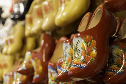 clogs  shoes  display