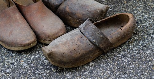 clogs  shoes  flea market