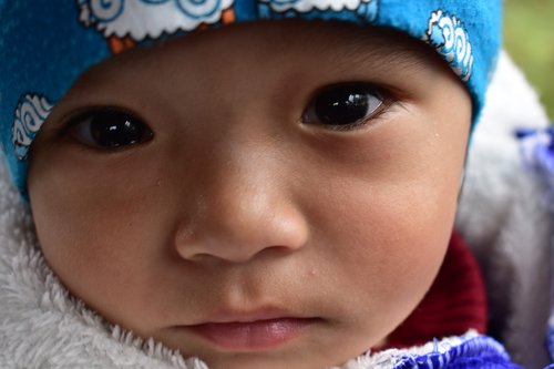 close up  portrait  child