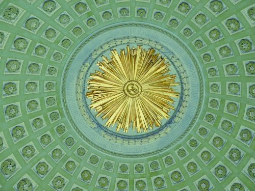 closed garden schwetzingen cover painting apollo temple