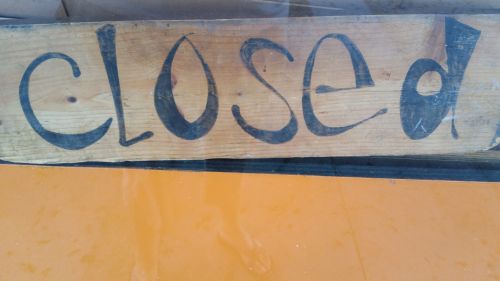 Closed Sign