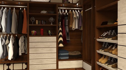 clothes  cabinet  interior