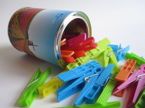 clothes pegs colorful color