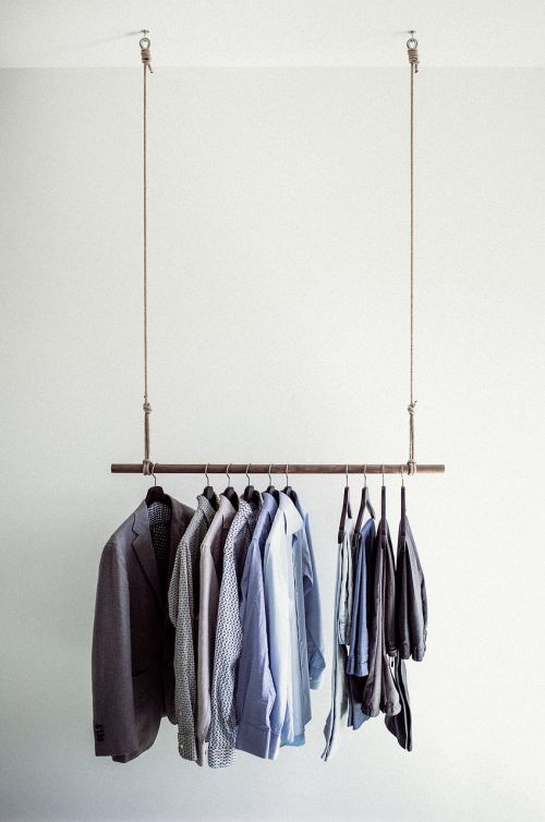 clothes rail shirts clothing