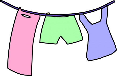 clothesline laundry drying