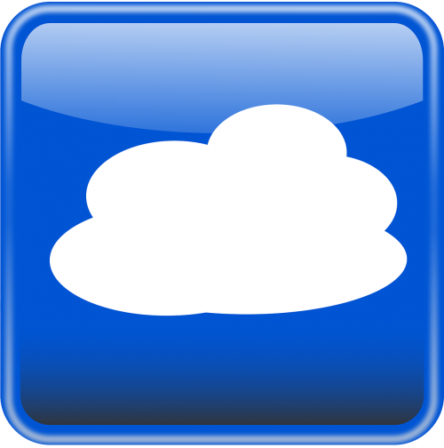 cloud weather button