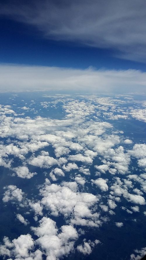 cloud sky flight