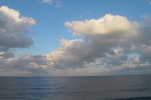 cloud sky sea