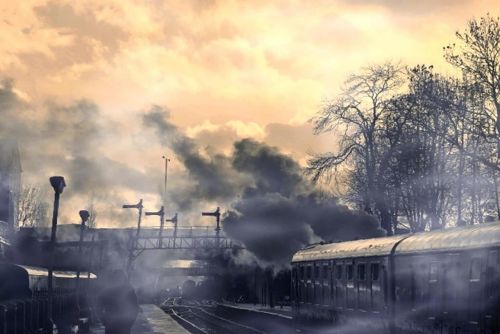 cloud railway train