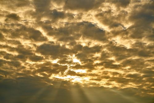 cloud yellow nature