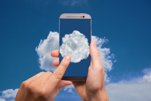 cloud finger smartphone
