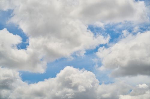 cloud blue composition
