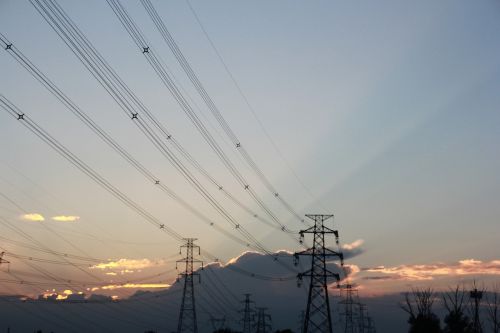 cloud sky at dusk