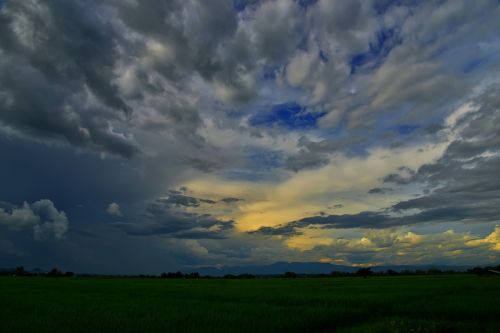 cloud shower weather