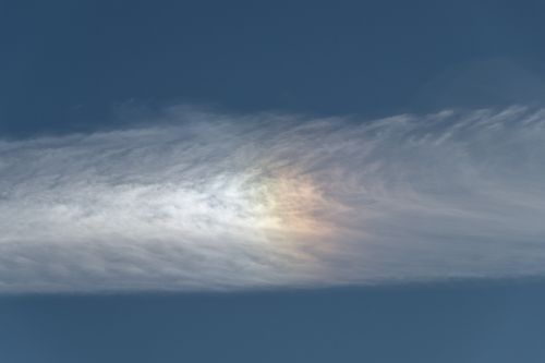 cloud iridescent rainbow white